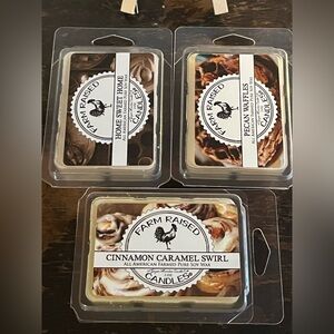 Farm Raised Scented Wax Melts ginger mountain candle company soy wax 3 scents